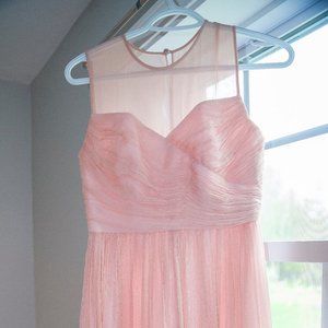 Peach Silk J-Crew Dress